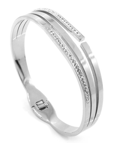 Double Wire Silver Cuff
