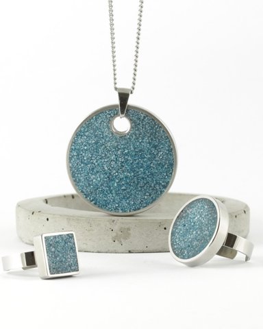 Enamel Disc Pendant