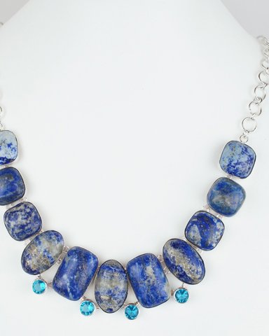 Lapis Statement Necklace