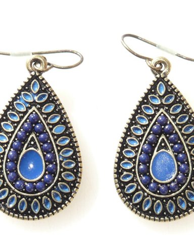 Lapis Teardrop Earrings
