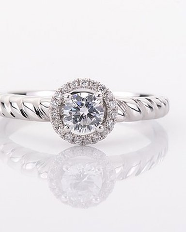 Petite Halo Ring