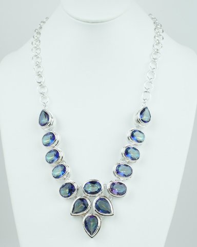 Sapphire Cascade Necklace