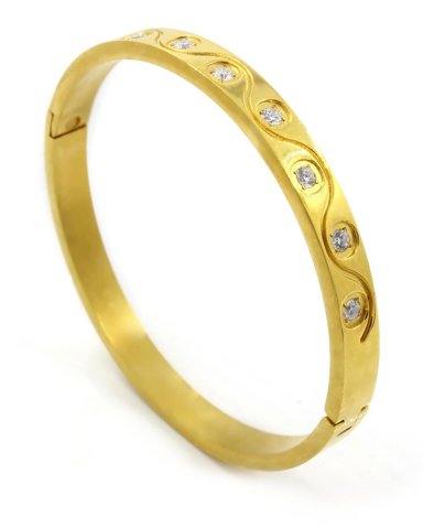 Starlit Gold Bangle
